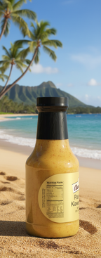 Aunty Lilikoi Passion Fruit Kiawe BBQ Sauce - Authentic Island-Crafted Grilling Glaze, 10 oz