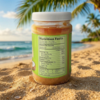 Hawaii Selection Coconut Peanut Butter, Premium Homestyle, 8oz