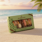 Honolulu Cookie Company Pineapple Window Box - 8pc Assorted Hawaiian Shortbread Cookies
