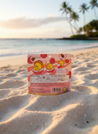Hawaii Candy Factory NOMS Lychee Gummies - Li Hing Mui & Lemon Peel Covered - 2.6 oz Resealable Bag