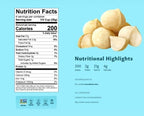 Mauna Loa Premium Hawaiian Roasted Macadamia Nuts - Natural Unsalted Flavor - 4 Oz Bag