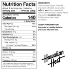 Hawaiian Host Paradise Collection: Dark Chocolate Macadamia Nuts (8 oz Bag) — Authentic Island-Crafted Treats