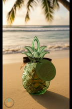 AMO Pineapple Ornament Gift Set - Gourmet Hawaiian Macadamia Nut Cookies (3-Pack)