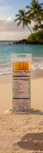 Big Island Bees Macadamia Blossom Honey Sticks - 100% Pure Hawaiian Honey Straws - 8 Pack