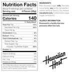 Hawaiian Host Paradise Collection Milk Chocolate Macadamia Nuts, 8 oz Gift Box