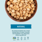 Mauna Loa Unsalted Dry Roasted Macadamia Nuts - 7oz Resealable Bag - Premium Hawaiian Keto & Paleo Healthy Snack