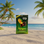 7D Dried Mangoes Dipped in Premium Dark Chocolate - 2.8oz Island Treat