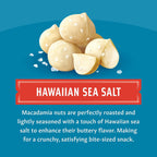 Mauna Loa Premium Dry Roasted Macadamia Nuts with Sea Salt - 4 Oz Pack