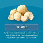 Mauna Loa Premium Hawaiian Roasted Macadamia Nuts - Natural Unsalted Flavor - 4 Oz Bag
