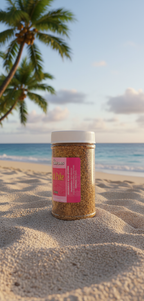 Ohana Flavors Hawaiian Salt Poke Mix – Authentic Alaea Sea Salt Seasoning Blend, 9 oz Jar