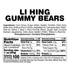 Enjoy Big Value Li Hing Gummy Bears, Sweet & Tart, 14 oz