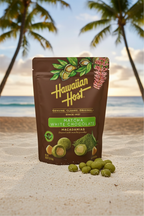 Hawaiian Host Matcha White Chocolate Macadamias - Premium Whole Roasted Macadamia Nut Gift Bag (16 oz)