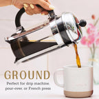 Hawaiian Isles Coffee Vanilla Bean Macadamia - Premium Light Roast Ground Arabica Coffee, 8oz Bag