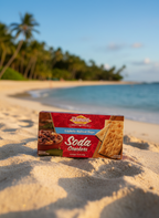 Diamond Bakery Lightly Salted Tops Hawaiian Soda Crackers – Authentic 9.5 oz Island-Baked Tray