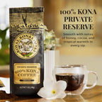 ROYAL KONA COFFEE 100% Hawaiian Private Reserve Medium Roast Ground Coffee, 7 oz