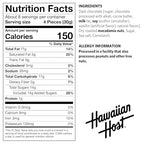 Hawaiian Host Paradise Collection - Sea Salt Toffee Dark Chocolate Macadamia Nuts (7 oz)