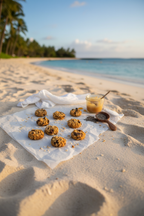 Gourmet Kitchn Organic Aussie Bites - Nutrient-Rich Protein Cookies with Quinoa, Chia & Rolled Oats - 1.8lb Pack