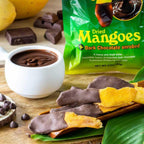 7D Dried Mangoes Dipped in Premium Dark Chocolate - 2.8oz Island Treat