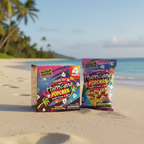 Hawaiian Hurricane Microwave Popcorn 4 Pack - Authentic Island Style with Mochi Crunch & Furikake Seasoning