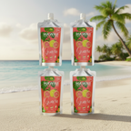 Maui Fruit Jewels Guava Fruit Puree, 100% Pure Hawaiian Guava Pulp, Not from Concentrate, Drink Mixer & Dessert Base, 12oz