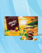Hawaiian Host Maui Caramacs Milk Chocolate Covered Macadamias, Creamy Caramel & Sea Salt, 5oz Gift Boxes (Pack of 5) — ✈️ Arrives in 2 Days — FREE