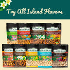 Hamakua Macadamia Nuts - Unsalted Dry Roasted Hawaiian Grown - Large Half & Whole Kernels (10 oz Pouch)