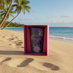 Starbucks 2021 Hawaii Collection 12oz Blue Sea Turtle & Moon Double Walled Ceramic Tumbler