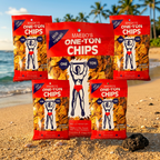 Maebo Noodle Factory Maebos On Ton Chips, Crispy Savory Wonton Snacks, 4 oz