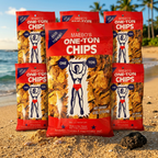 Maebo Noodle Factory Maebos On Ton Chips, Crispy Savory Wonton Snacks, 4 oz