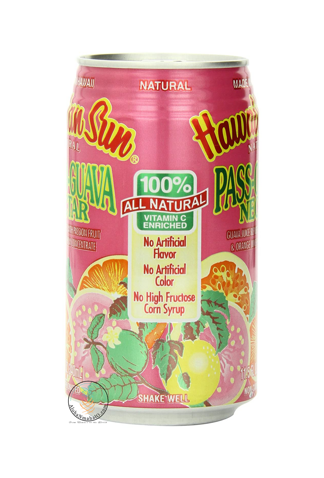 Hawaiian Sun Nectar, Pass-O-Guava, 11.5-Ounce(24 Pack)