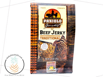 Crispy Beef Jerky, Traditional Beef Chips Paniolo Gourmet 2.75 oz.