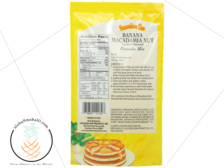 Hawaiian Sun Banana Macadamia Pancake 6oz