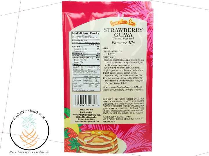 Hawaiian Sun Strawberry Pancake 6oz