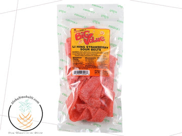 Enjoy Li Hing Strawberry Sour Belts (8 ounce)